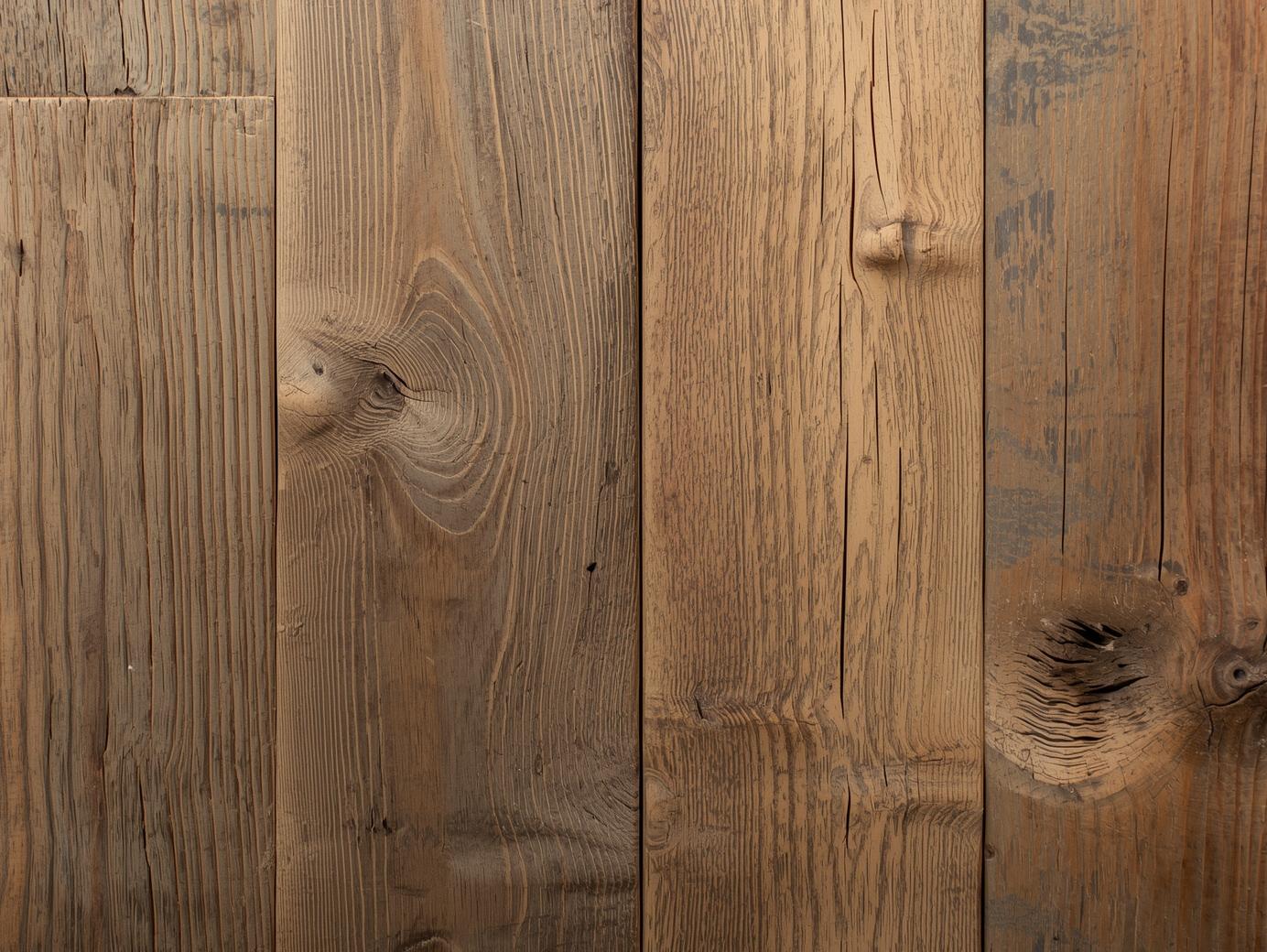 Reclaimed wood furniture material